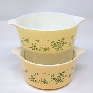 SOLD Pyrex Shenandoah 437B and 472B casserole bowls